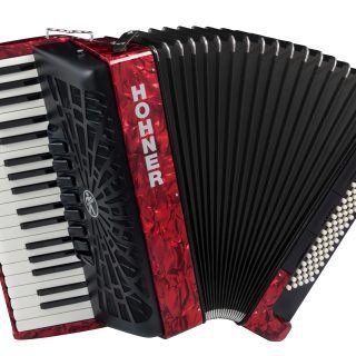Acordeón Hohner Bravo III 80 bajos Red